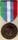 A medal was established in August 1996 and has five equal bars. The center is white, representing peace, flanked by UN blue on either side; on the left is a stripe of light green, representing the forests in Spring in Bosnia-Herzegovina, and, on the right, a red colour symbolizing the sunrise over the mountains of this country. Ninety days of service are required for qualification.